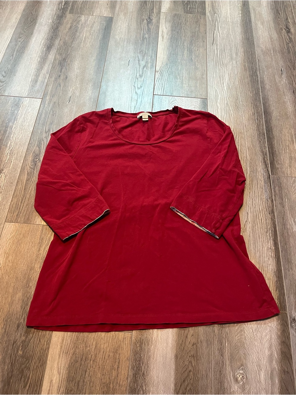 Burberry Brit Quarter Sleeve Top